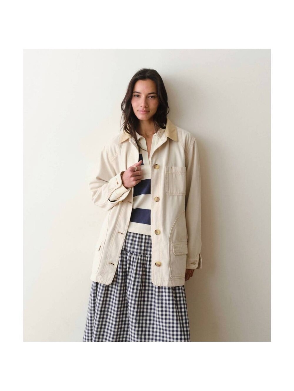 New Marine Layer Finley Barn Canvas Utility Jacket M